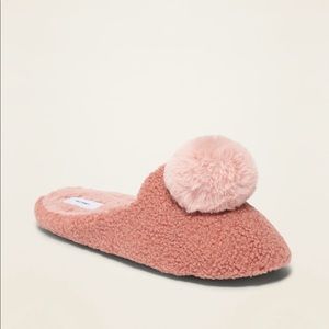 Old Navy pom slippers
